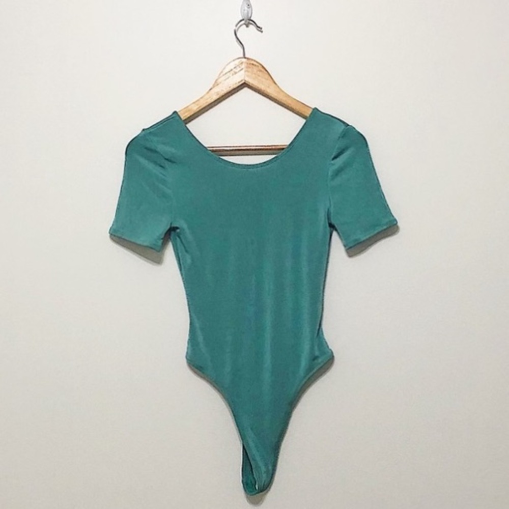 Urban Outfitters Tee Bodysuit - Medium Green